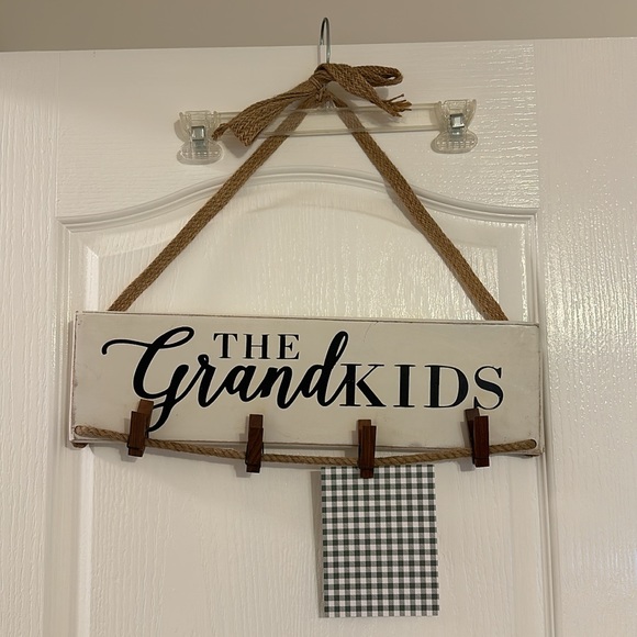 Mud Pie “The Grandkids” Photo Picture Holder Hanger - Picture 1 of 13